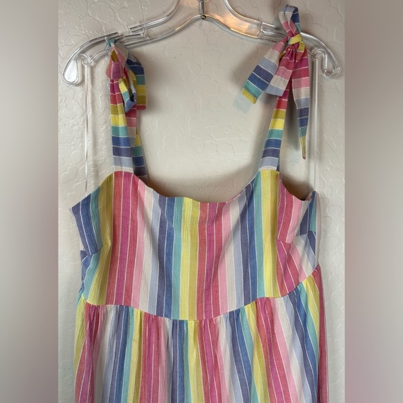 Draper James Multicolor Striped Maxi Dress - Picture 3 of 10
